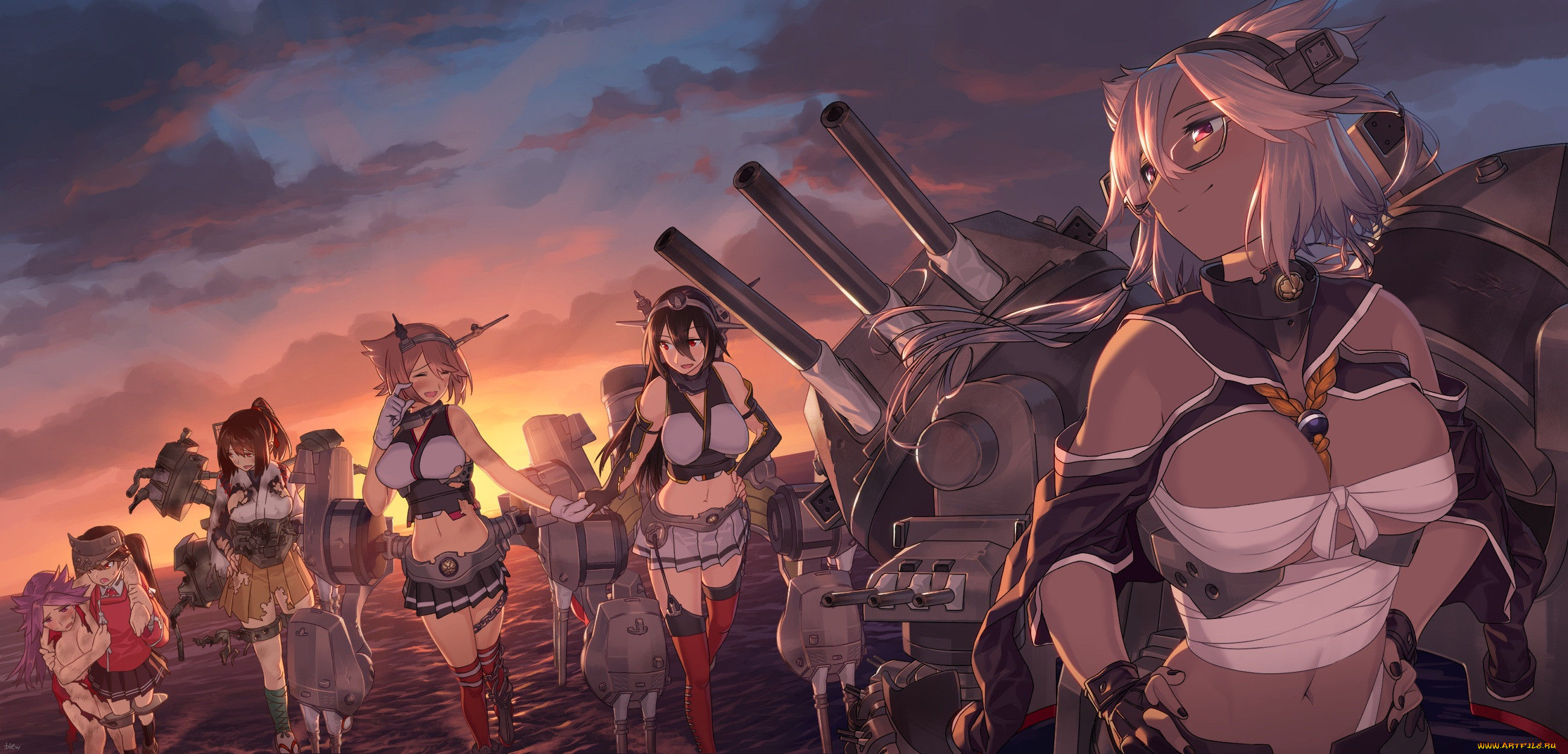 , kantai collection, , , mutsu, kancolle, , , , musashi, junyou, , , ise, blew, and, white, ryuujou, kantai, collection, nagato